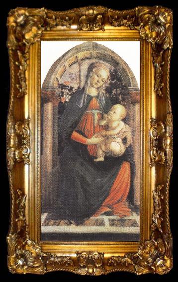 framed  Sandro Botticelli Modonna and Child (mk36), ta009-2